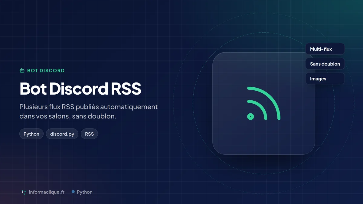 Bot Discord RSS multi-flux